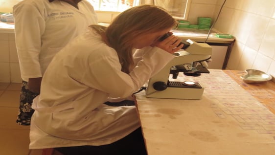 Our Volunteer Blair Donohue processing analysing health data