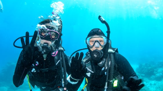 Marine conservation volunteers in Australia