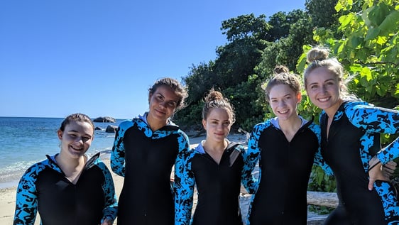 Marine conservation volunteers in Australia