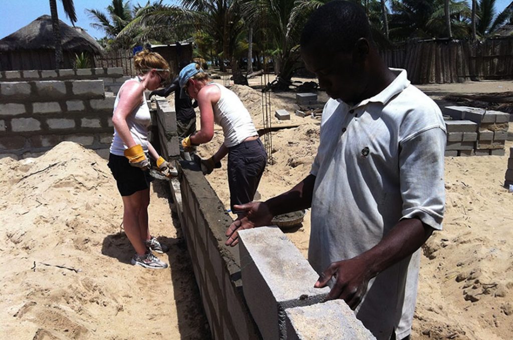 volunteer in community development