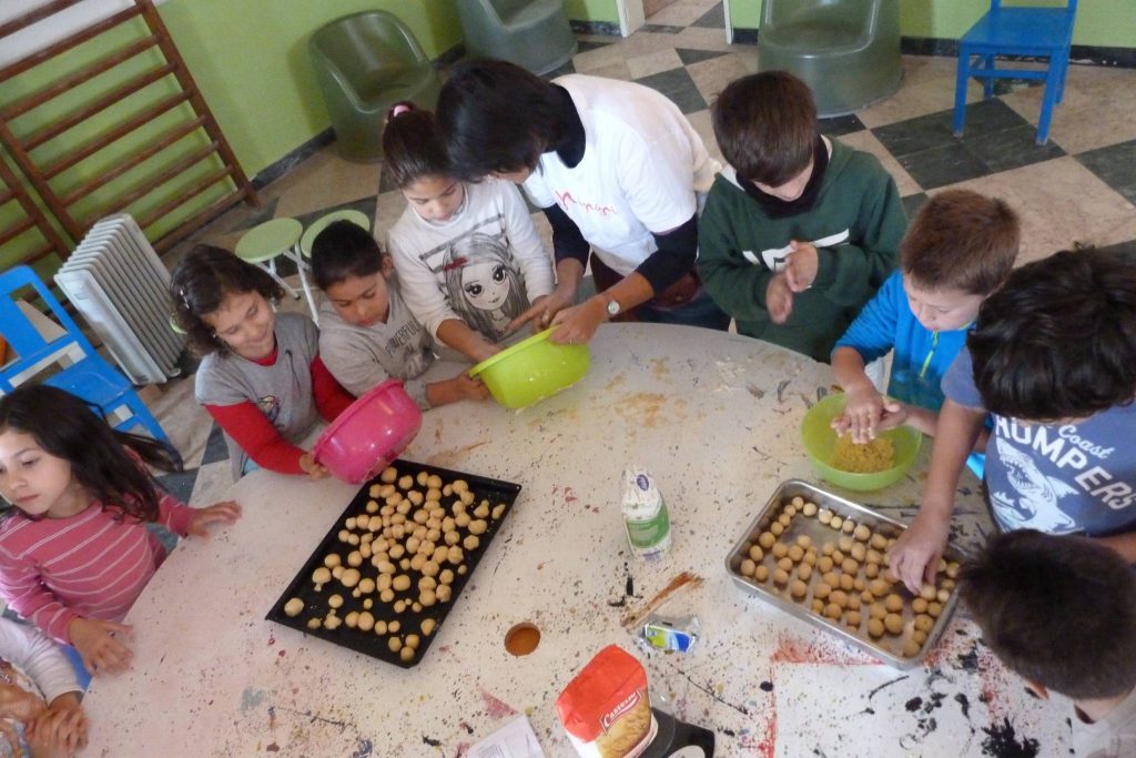 volunteer in community development