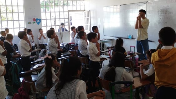 Teaching English to rural Children
