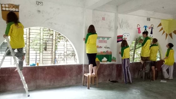 Our volunteers are in action