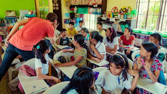 A rural elementary school in Leyte