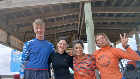 Our Team on the Beach