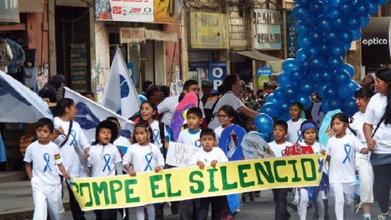 Protesting in the march of 9th of August