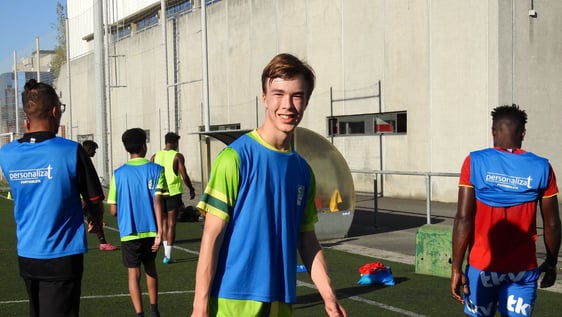 Our volunteers in action in football match