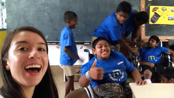 selfie with kids
