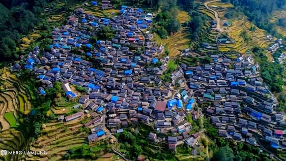 Largest village of Nepal Bhujung 