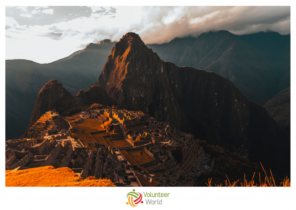 sunrise at machu picchu