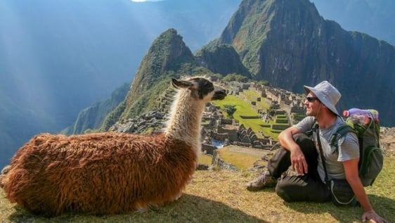 Participant in Machu Picchu 