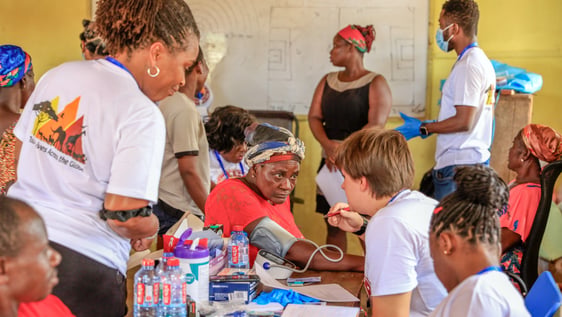 Our health volunteer (Valentina)