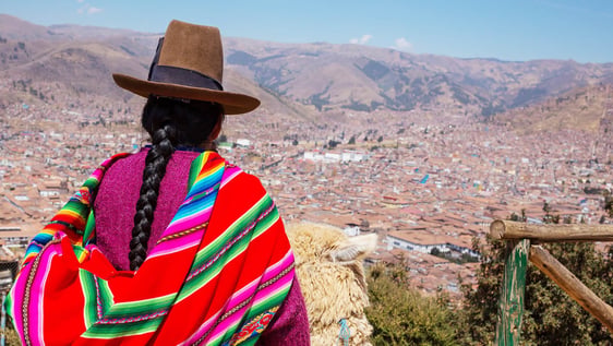 Cusco in the Peruvian Andes, the base for the rural kindergarten volunteer programme