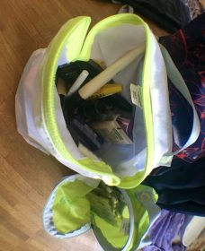 I carried toiletries, make-up and dietary suplements in the other Pack-It Cubes.