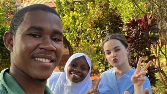 Students at work