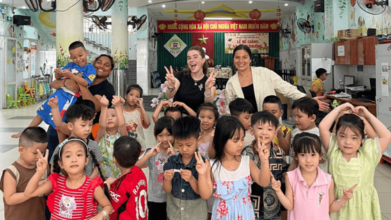 Children at kindergarten schools 