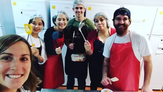 ImpacTrip volunteers in action to fight food waste!