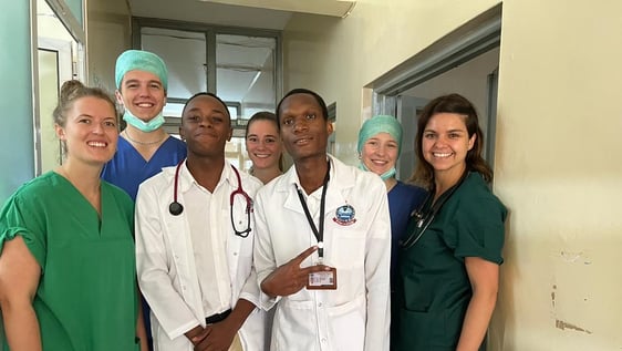 Team of Local professionals and International Volunteers