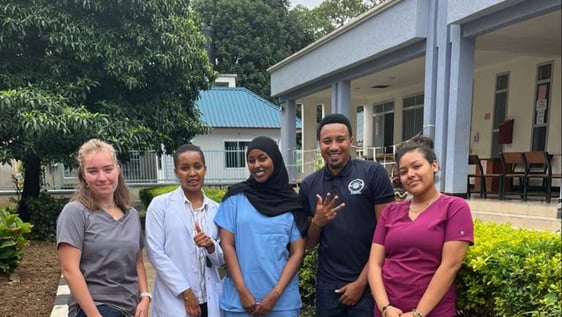 Our volunteers on the project