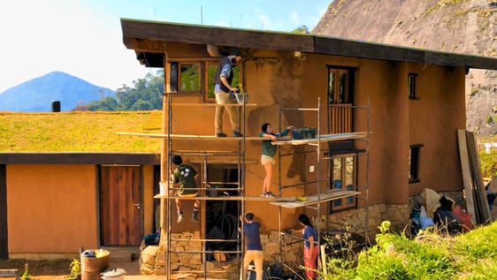 Cob House building is a lot of fun!