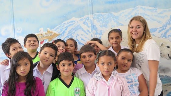 Project with children in Chile